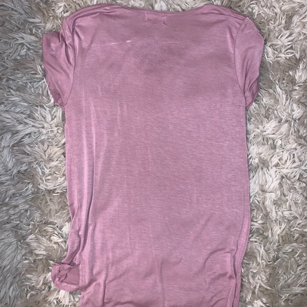 Pink Vneck - Picture 2 of 2